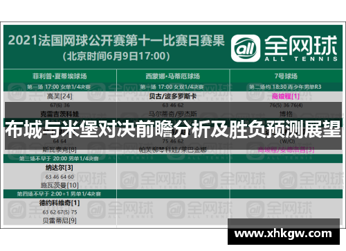 布城与米堡对决前瞻分析及胜负预测展望